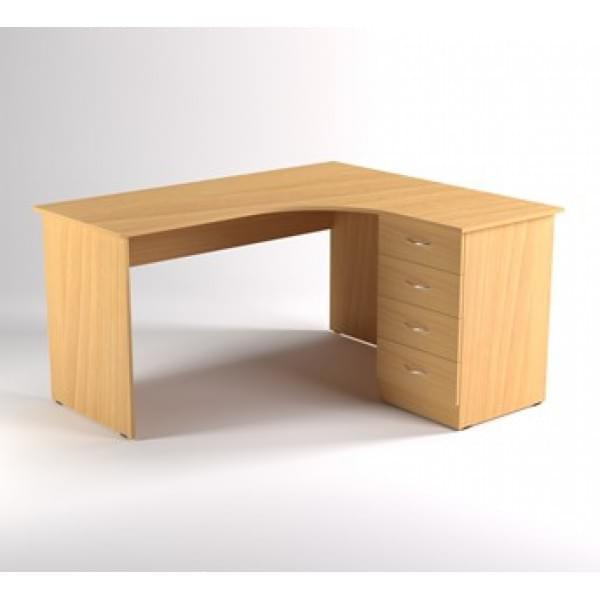 Стол компакт с тумбой правой Экке (СТП 15.13.6)