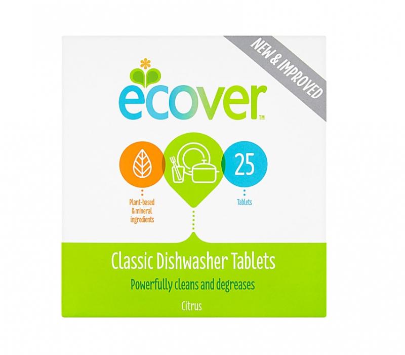 Средства для посудомоечной машины Экологичные таблетки Ecover Classic, 25 шт