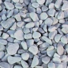 Щебень галтованый белый (мрамор) фр.20-40 мм.