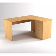 Стол компакт с тумбой правой Экке (СТП 15.13.6)