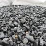 Щебень галтованый черный (мрамор) фр.10-20 мм.